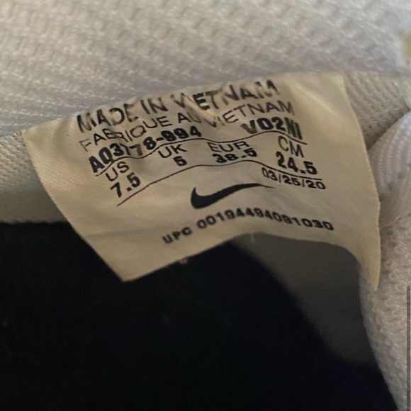 Nike Women’s Air Force 1 Pink Sole Size 7.5 - Picture 5 of 5